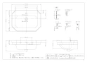 カクダイ #DU-0438700000 取扱説明書 商品図面 壁掛洗面器･洗面ボウル 商品図面1