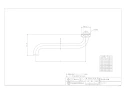 カクダイ 0751-130 取扱説明書 商品図面 Sパイプ 130 商品図面1