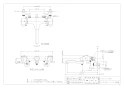 カクダイ 173-215K 取扱説明書 商品図面 施工説明書 ｻｰﾓｽﾀｯﾄｼｬﾜｰ混合栓 商品図面1