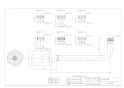 カクダイ 2183P 商品図面 シンクシャワー出湯管 600 商品図面1