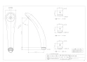 カクダイ 356-210-CB 商品図面 シャワーヘッド クリアブルー 商品図面1