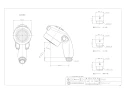 カクダイ 3567 商品図面 やさしいシャワー 商品図面1