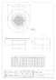 カクダイ 400-234-50 商品図面 ツバヒロ防虫目皿 商品図面1