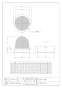 カクダイ 400-238-125 商品図面 山型防虫目皿 商品図面1