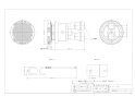 カクダイ 415-007 商品図面 一口循環金具(ワンロック式) 10A 商品図面1