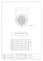 カクダイ 4232-40 商品図面 外ネジ防虫目皿 商品図面1