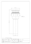 カクダイ 433-521 商品図面 丸鉢排水栓 32 商品図面1