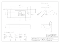 カクダイ 493-064 取扱説明書 商品図面 角型手洗器 Rﾎｰﾙ 商品図面1