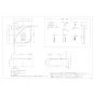 カクダイ 493-233-W 商品図面 施工説明書 壁掛手洗器 江 商品図面1