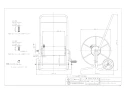 カクダイ 553-031 商品図面 施工説明書 ステンレスホースリール 商品図面1