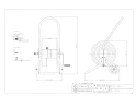 カクダイ 553-203 商品図面 施工説明書 ホースドラム 商品図面1