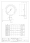 カクダイ 649-873-04D 商品図面 蒸気用圧力計(一般用･Aタイプ) 商品図面1