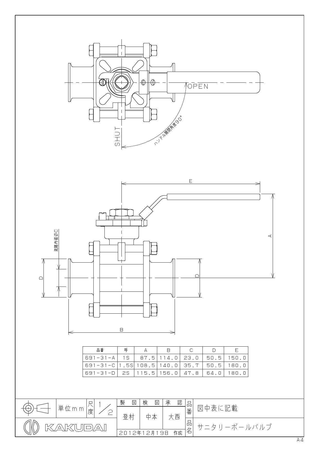 カクダイ サニタリーボールバルブ 691-31-A 売れ筋半額 - dcsh.xoc.uam.mx