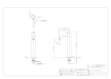 カクダイ 716-255-D 商品図面 立水栓(ﾄｰﾙ) ﾏｯﾄﾌﾞﾗｯｸ 商品図面1