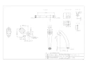 カクダイ 720-500-13 商品図面 シャワー水栓 商品図面1