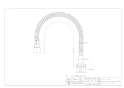 カクダイ 795-402 商品図面 エコスワンフレキパイプ 商品図面1