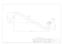 カクダイ 795-53-240 取扱説明書 商品図面 立上りSパイプ 240 商品図面1