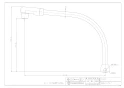 カクダイ 7957 商品図面 泡沫スワンパイプ 商品図面1