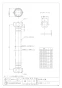 カクダイ 798-52X1000 商品図面 水道用フレキパイプ 20 商品図面1