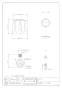 カクダイ 9071 商品図面 水栓用ハンドル上部 13用 商品図面1