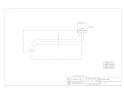 カクダイ 9077B 商品図面 Sパイプ 300 商品図面1