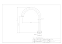 カクダイ 9080 商品図面 スワンパイプ 商品図面1