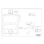 カワジュン SC-883-XC 取扱説明書 商品図面 ペーパーホルダー 商品図面1