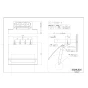 カワジュン SC-96M-XC 取扱説明書 商品図面 ペーパーホルダー 商品図面1