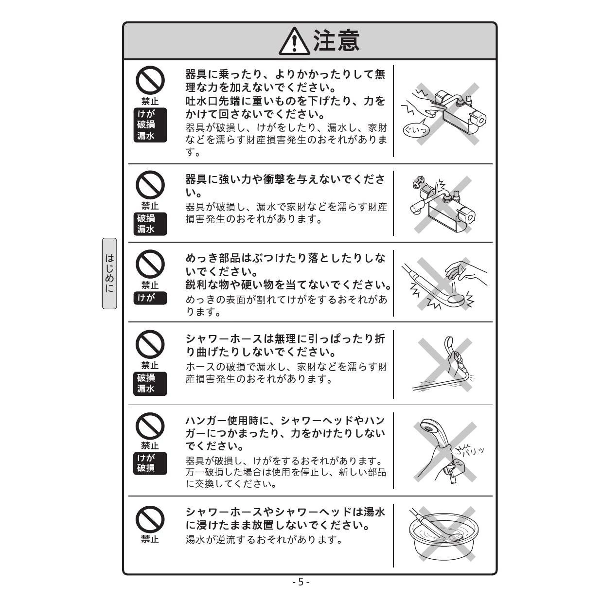 KVK FTB200DPFT 取扱説明書 施工説明書 分解図|KVK デッキ形サーモスタット式シャワーの通販はプロストア ダイレクト