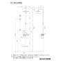 KVK KF3060MB 取扱説明書 商品図面 施工説明書 分解図 オーバーヘッドシャワー付サーモ 商品図面1