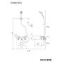 KVK KF880TR2 取扱説明書 商品図面 施工説明書 分解図 サーモスタット式シャワー 商品図面1