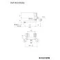 KVK KM140EXNR2 商品図面 分解図 2ハンドル混合栓 商品図面1