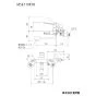 KVK MSK110KYB 取扱説明書 商品図面 施工説明書 分解図 シングル混合栓 商品図面1