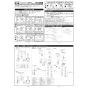 KVK KM5081T 取扱説明書 商品図面 施工説明書 分解図 シングル混合栓 施工説明書1