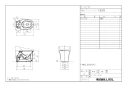 LIXIL(リクシル) BC-K21H BW1+DV-K213H-R3 BW1 取扱説明書 商品図面 施工説明書 パブリック向けタンクレストイレ 商品図面1