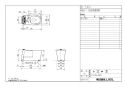 LIXIL(リクシル) BC-Z30H BW1+DT-Z350H BW1+CW-EA22QC BW1 取扱説明書 商品図面 施工説明書 アメージュ便器+シャワートイレパッソ 商品図面1