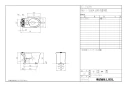 LIXIL(リクシル) BC-Z30PM BW1+DT-Z350PM BW1+CW-EA22 BW1 取扱説明書 商品図面 施工説明書 アメージュ便器 マンションリフォーム用 床上排水 155タイプ+パッソ 商品図面1