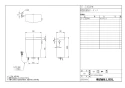 LIXIL(リクシル) BC-Z30PM BW1+DT-Z350PM BW1+CW-EA23 BW1 取扱説明書 商品図面 施工説明書 アメージュ便器 マンションリフォーム用 床上排水 155タイプ+パッソ 商品図面1