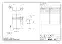 LIXIL(リクシル) BC-Z30PM BW1+DT-Z380PM BW1+CW-EA21 BW1 取扱説明書 商品図面 施工説明書 アメージュ便器 マンションリフォーム用 床上排水 155タイプ+パッソ 商品図面1