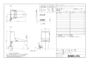 LIXIL(リクシル) BC-Z30S BW1+DT-Z356 BW1 取扱説明書 商品図面 施工説明書 アメージュ シャワートイレ床排水 商品図面1