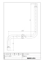 LIXIL(リクシル) CF-171D-32BL 商品図面 ３２ｍｍ隅付ロータンク用洗浄管（和風床上用） 商品図面1