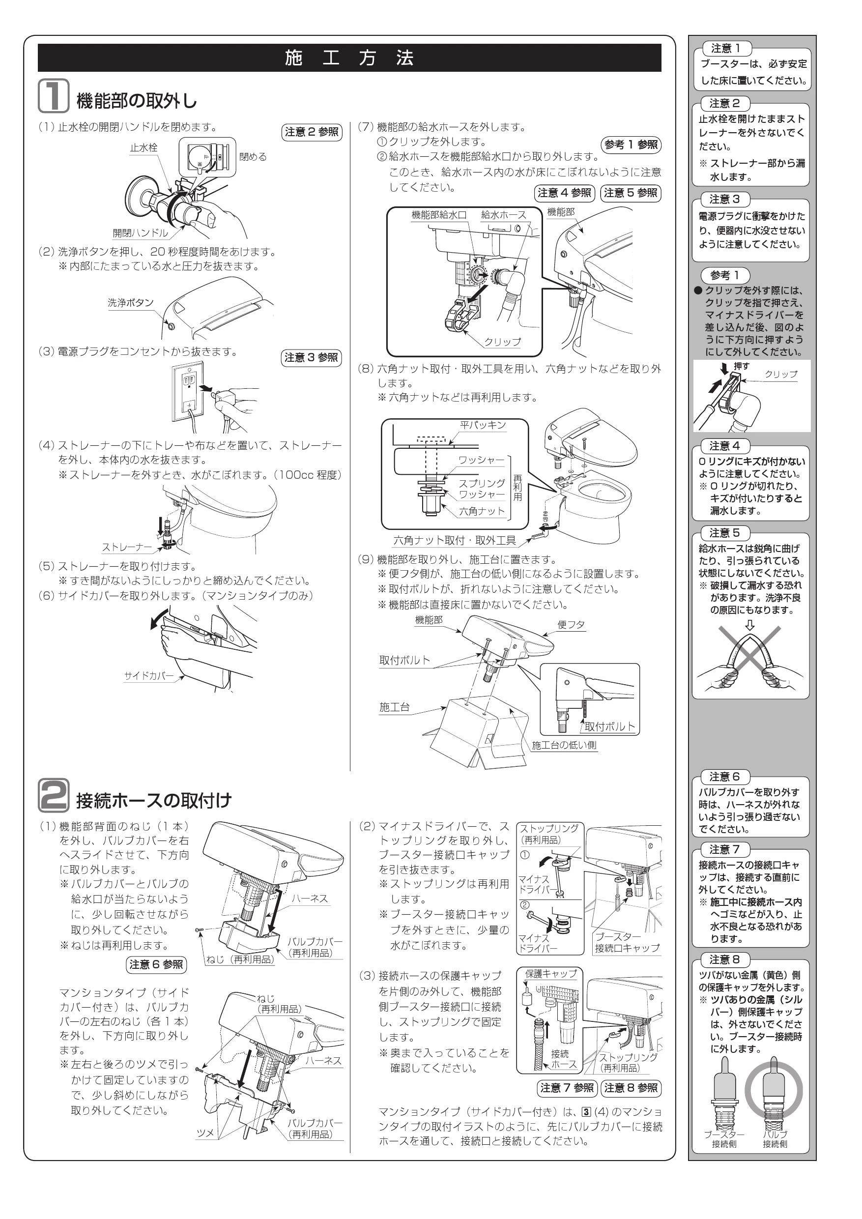 TOTO ストレーナー、取付け板 - その他