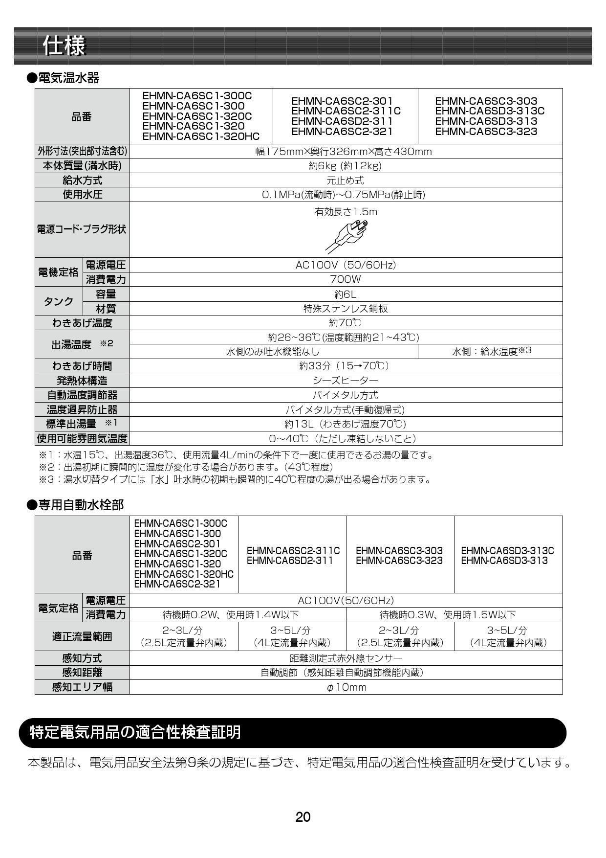 ナチュラ LIXIL EHMN-CA3ECSA1-200C リクシル LIXIL/INAX 小型電気温水