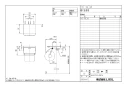 LIXIL(リクシル) FKF-AE34/MBK 取扱説明書 商品図面 施工説明書 棚付紙巻器 商品図面1