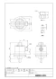 LIXIL(リクシル) K-011A-1 商品図面 施工説明書 フラッシュバルブアダプター 商品図面1