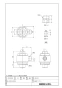 LIXIL(リクシル) K-012A-1 商品図面 施工説明書 フラッシュバルブアダプター 商品図面1