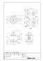 LIXIL(リクシル) K-012A 商品図面 施工説明書 フラッシュバルブアダプター 商品図面1