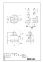 LIXIL(リクシル) K-016A 商品図面 施工説明書 フラッシュバルブアダプター 商品図面1