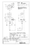 LIXIL(リクシル) OKC-AT60SCW 取扱説明書 商品図面 施工説明書 オートフラッシュＣ　センサー一体形　シャワートイレ自動洗浄対応（壁給水形） 商品図面1