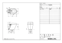 LIXIL(リクシル) YBC-S40S 商品図面 施工説明書 サティスSタイプ便器部 商品図面1